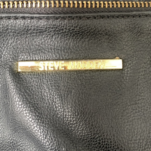 🖤⚡️Black & Gold Steve Madden Crossbody Purse - Picture 3 of 7